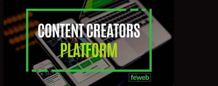 Over Content Creators Platform Welkomsessie - FeWeb